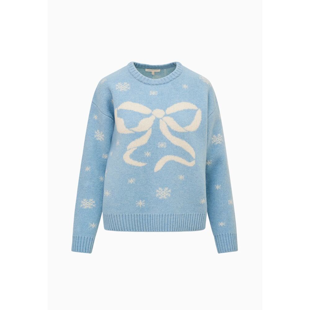 LoveShackFancy Francie Wool Jacquard Pullover - Picture 2 of 10